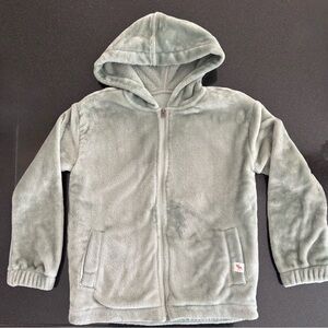 Abercrombie Kids Soft, Fuzzy, Cozy Light Mint Green Color Hooded Sweatshirt